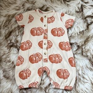 Kate Quinn Pumpkin Bubble Romper